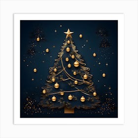 Christmas Tree 13 Art Print