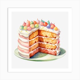 Birthday Cake 1 Art Print