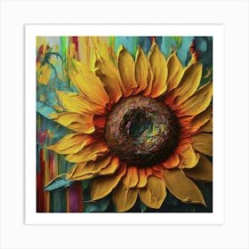 Sunflower 12 Art Print