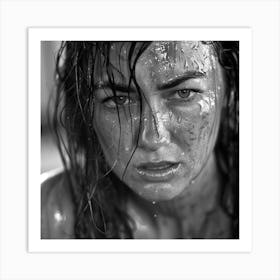 Wet Woman 1 Art Print