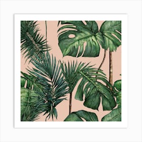 Tropical Leaves Art Print