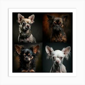 Dogs and dogs Art Print