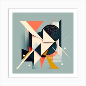 Abstract Geometric Painting Art Print