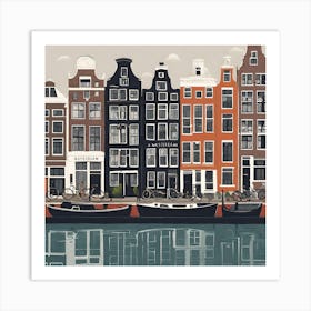 Amsterdam Canvas Print Art Print