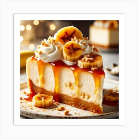 Banana Cheesecake 4 Art Print