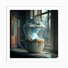 Lightning In A Cup 1 Art Print