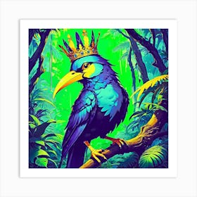 King Bird Art Print