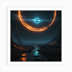 Ring Of Fire Art Print