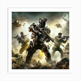 Call Of Duty 5 Art Print