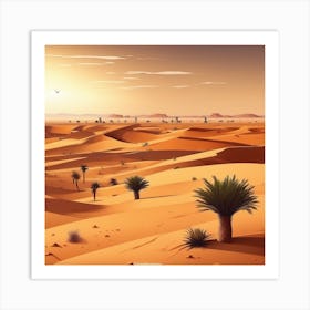 Desert Landscape 47 Art Print