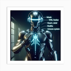 Cyborg 37 Art Print