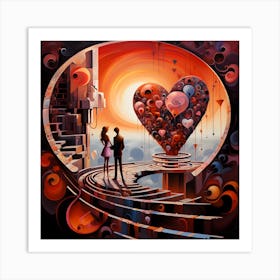 Lovers By Csaba Fikker 56 Art Print