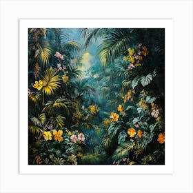 Tropical Jungle Art 3 Art Print