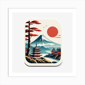 Japanese Landscape Art Print