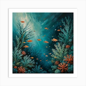 Under The Sea 1 Art Print