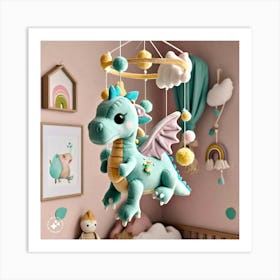 Dragon Mobile Art Print