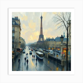 Paris Eiffel Tower 2 Art Print