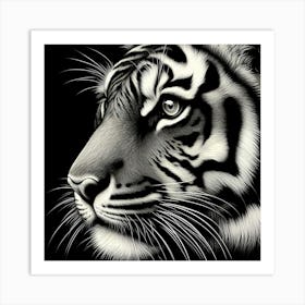 Tiger 10 Art Print