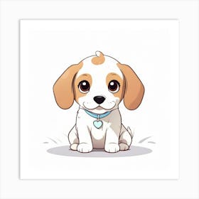 Cute Puppy Art Print