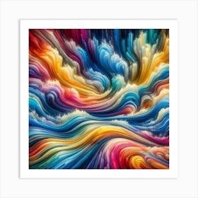 Abstract Abstract Painting 5 Art Print