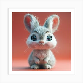Cute Bunny 9 Art Print