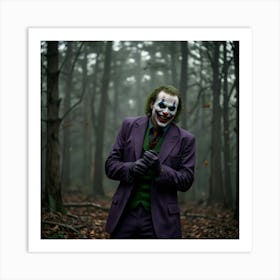 Joker In The Woods 4 Art Print