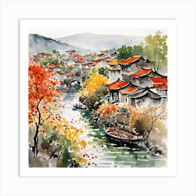 Chinese Painting (22) Art Print