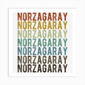 Norzagaray City Philippines Retro Art Print