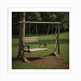 Swing On A Tree Art Print