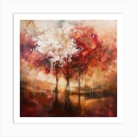 Trees In Autumn Art Print