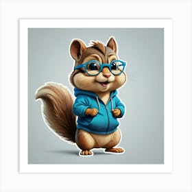 Chipmunk 32 Art Print