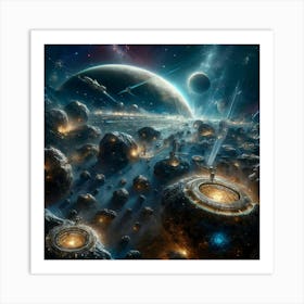 A Breathtaking Depiction Of The Kuiper Belt, Showc Art Print