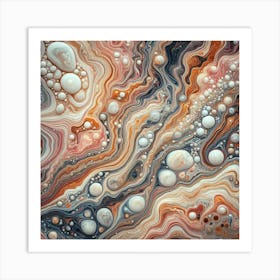 Abstract Marble 2 Art Print