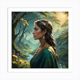 Ethereal Princess Art Print