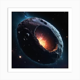 Asteroid Art Print