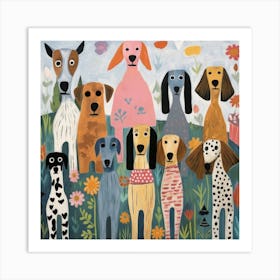 Puppy Love Palette 5 Art Print