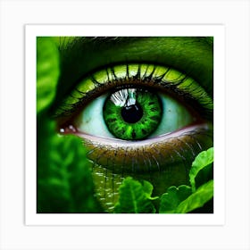 Green Eye 6 Art Print