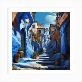 Chefchaouen, Morocco Art Print