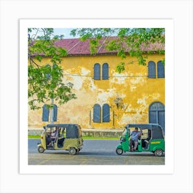 Tuk Tuks In Colombo, Sri Lanka Art Print