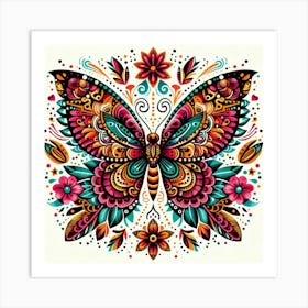 Mexican Butterfly Art 3 Art Print