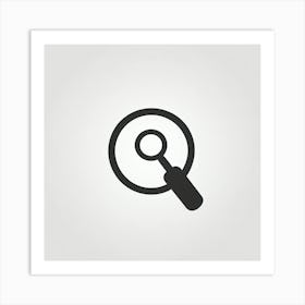 Magnifying Glass Art Print