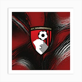 A.F.C. Bournemouth Logo Wall Arts 18 Art Print