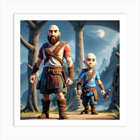 Two Bearded Men Art Print