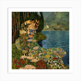 On Lake Attersee, Gustav Klimt 26 Art Print