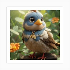 Fairy Bird Art Print