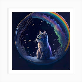 Cat Galaxy (57) Art Print