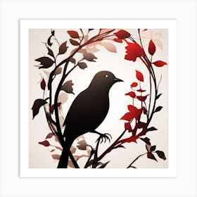 Bird In A Tree Art Print