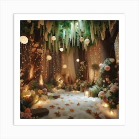 Fairy Forest Wedding Art Print