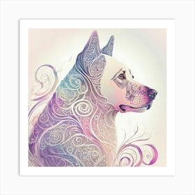 German Shepherd Canvas Art Art Print