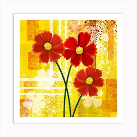 Red Flowers 1 Art Print